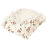 Flower Muslin Receiving Blanket