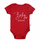 Baby 2025 Pregnancy Announcement Newborn Bodysuits