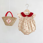 Cherry Print Baby Bodysuit