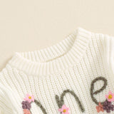 Newborn Baby Girl Birthday Sweater