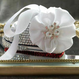 Bling Baby Sneakers – Pink Satin & Rhinestone Crib Shoe