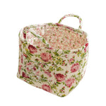 Fabric Floral Storage Baskets