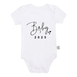 Baby 2025 Pregnancy Announcement Newborn Bodysuits