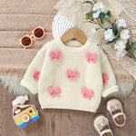 Cute Bows Girl Pullover