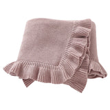 Baby Ruffled Receiving Blanket