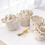 Cotton Baby Nursery Storage Baskets