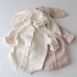 Cute Baby Knitted Romper with Ears