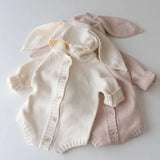 Cute Baby Knitted Romper with Ears