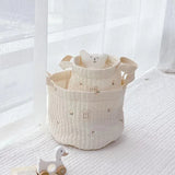 Cotton Baby Nursery Storage Baskets