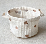 Cotton Baby Nursery Storage Baskets