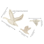 Wooden WildGeese Wall Stickers Set