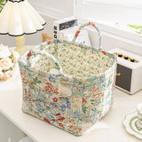 Fabric Floral Storage Baskets