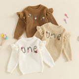 Newborn Baby Girl Birthday Sweater