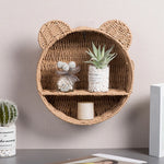 Bear Rattan Shelf