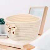 Cute Bow Rope Storage Baskets
