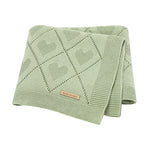 Super Soft Newborn Cotton Knit blanket 90x70 cm