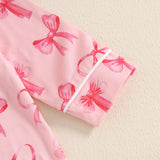 Baby Girl Strawberry & Bow Pyjamas