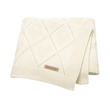 Super Soft Newborn Cotton Knit blanket 90x70 cm
