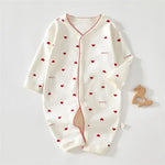 Strawberry & Love Baby Rompers