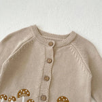 Mushroom Cotton Cardigan