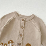 Mushroom Cotton Cardigan