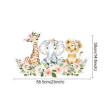 Jungle Animals Wall Stickers for Kids Room
