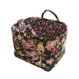 Fabric Floral Storage Baskets