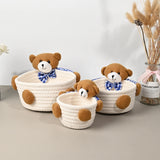 Cute Bear Storage Baskets