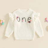 Newborn Baby Girl Birthday Sweater