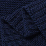 Baby Boy Navy Blue Blanket