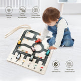 Children's Montessori Canvas Car Toy Set 35*31 CM