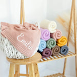 Personalized Baby gift Swaddle Blanket
