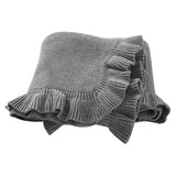 Baby Ruffled Receiving Blanket