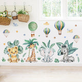 Jungle Animals Wall Stickers for Kids Room