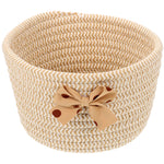 Cute Bow Rope Storage Baskets