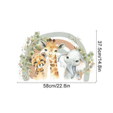Jungle Animals Wall Stickers for Kids Room