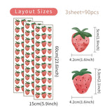 Pink Strawberry Wall Stickers