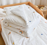 Rainbow Toddler Bedding Set