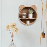 Bear Rattan Shelf