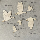 Wooden WildGeese Wall Stickers Set