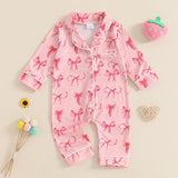 Baby Girl Strawberry & Bow Pyjamas