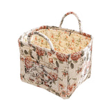 Fabric Floral Storage Baskets