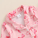 Baby Girl Strawberry & Bow Pyjamas