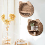 Bear Rattan Shelf