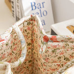 Fabric Floral Storage Baskets