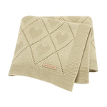 Super Soft Newborn Cotton Knit blanket 90x70 cm