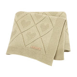 Super Soft Newborn Cotton Knit blanket 90x70 cm