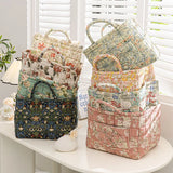 Fabric Floral Storage Baskets