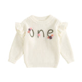 Newborn Baby Girl Birthday Sweater