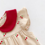 Cherry Print Baby Bodysuit